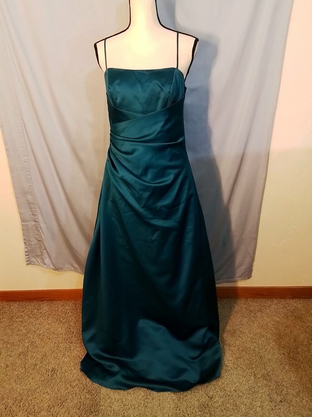 Alfred Angelo Teal evening gown